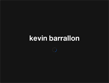 Tablet Screenshot of kevinbarrallon.com